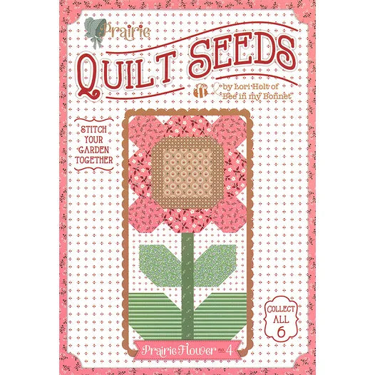 Lori Holt Prairie Quilt Seeds 4 -tilkkutyökaava – kukkablokki