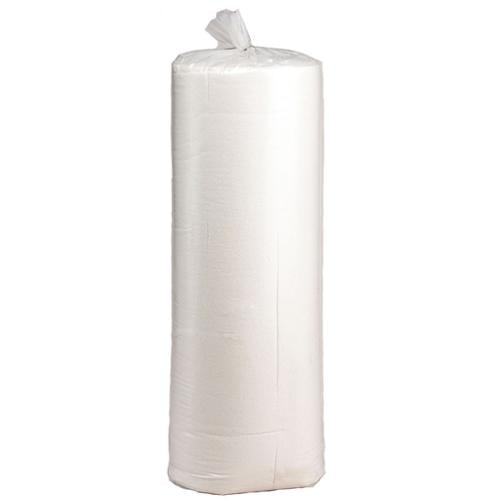 Luonnonvalkoinen Luna Simply Cotton -puuvillavanu 14,5 m rullassa, 244 cm leveä. Pehmeä, kemikaaliton ja neulalävistetty vanu tilkkutöihin.