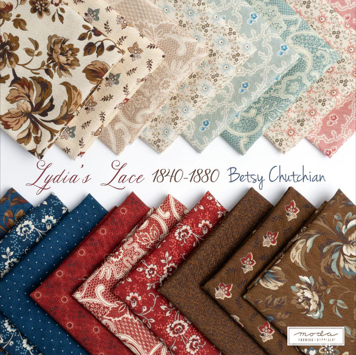 Betsy Chutcian - Lydia's Lace Fat Quarter - puuvillakangas FQ-nippu