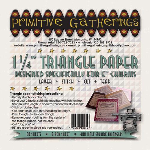 Kolmiopaperi - Triangle Paper for Charms 1 1/4" PRI-235