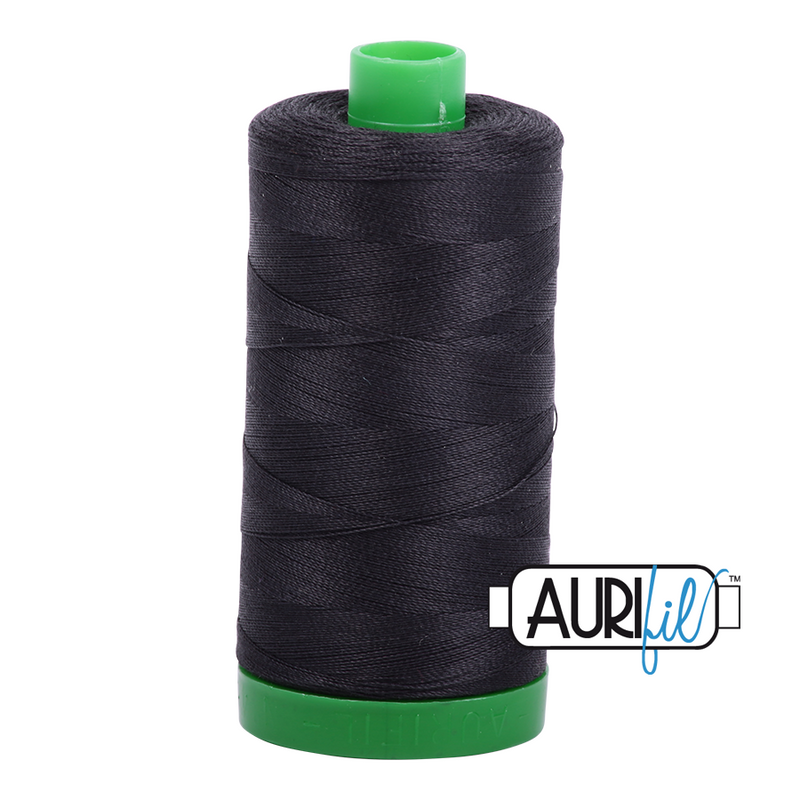 Aurifil 40wt 4241 Very Dark Grey 100% puuvilla -ompelulanka
