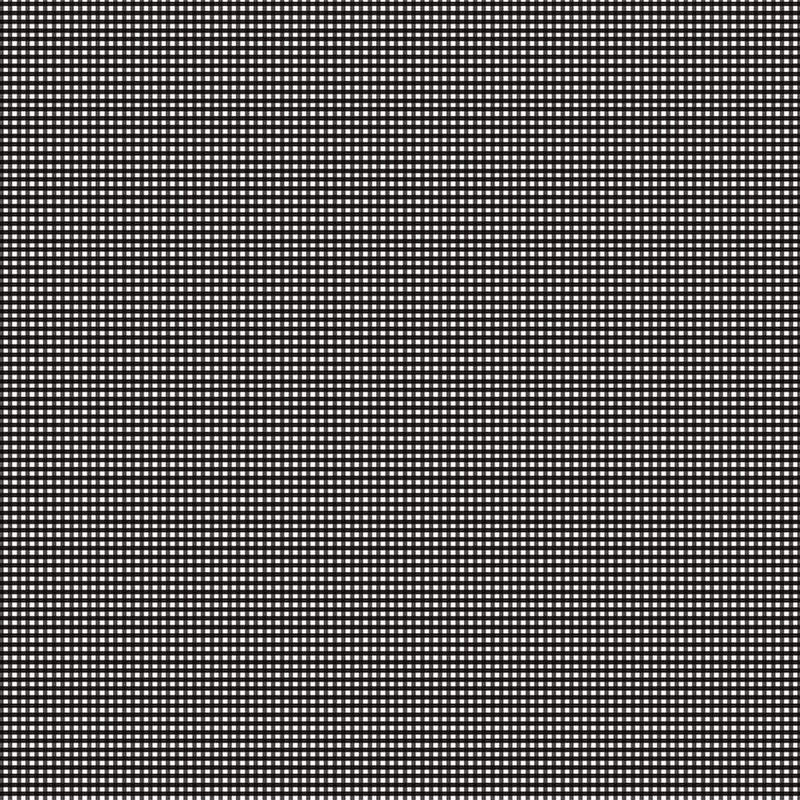 Micro Gingham Black ruudullunen puuvillakangas, musta-valkoinen ruutukuvio, täydellinen tilkkutöihin ja käsitöihin.