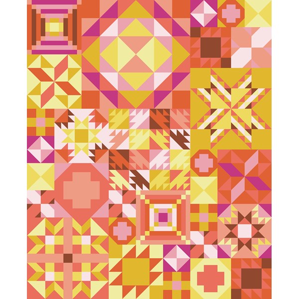 My Favorite Color is Moda Sampler tilkkutyöohje (paperiversio)