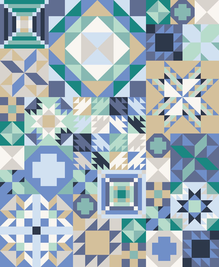 My Favorite Color is Moda Sampler tilkkutyöohje (paperiversio)
