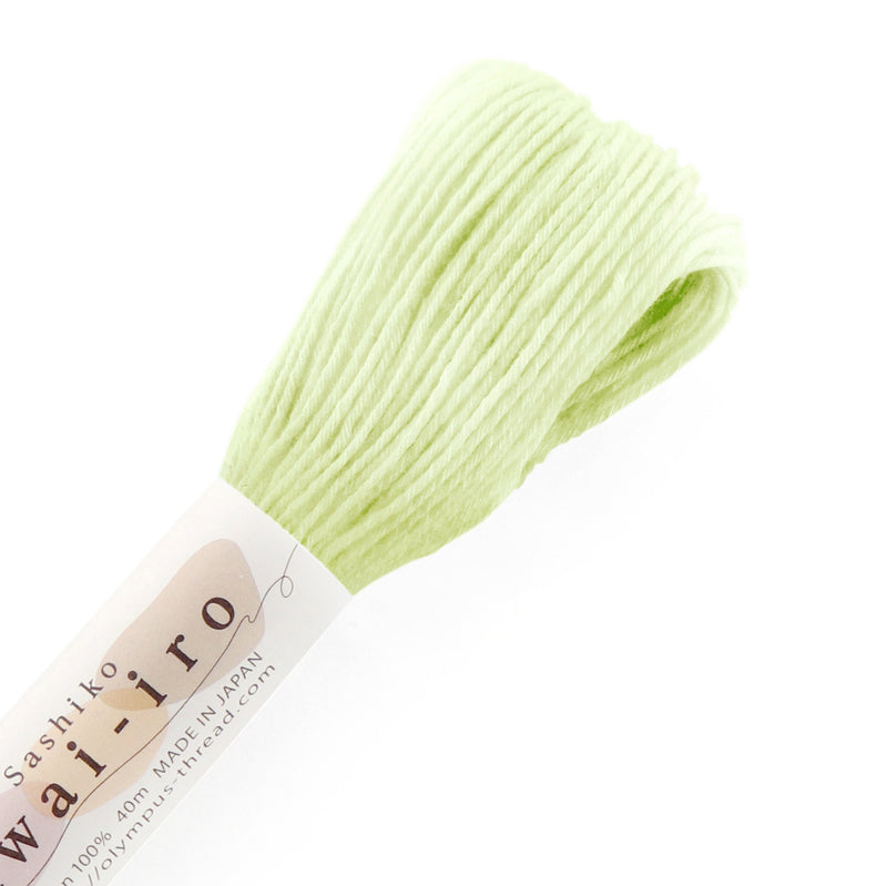 Olympus Sashiko-lanka Awai-iro A12 Lime Yellow – keltainen sashikolanka 40m