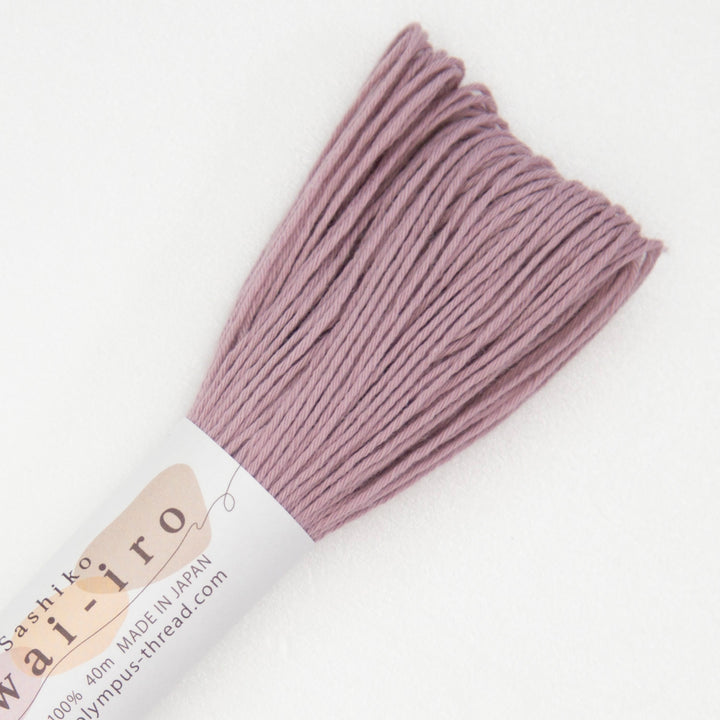 Olympus Sashiko-lanka Awai-iro A6 Dusty Pink – murrettu vaaleanpunainen sashikolanka 40m