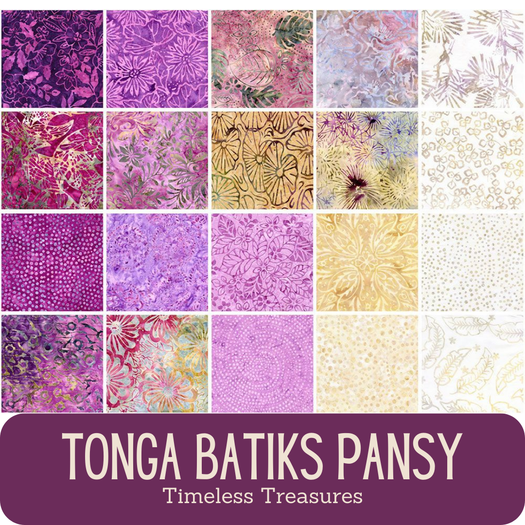Tonga Batiks Pansy Bunch