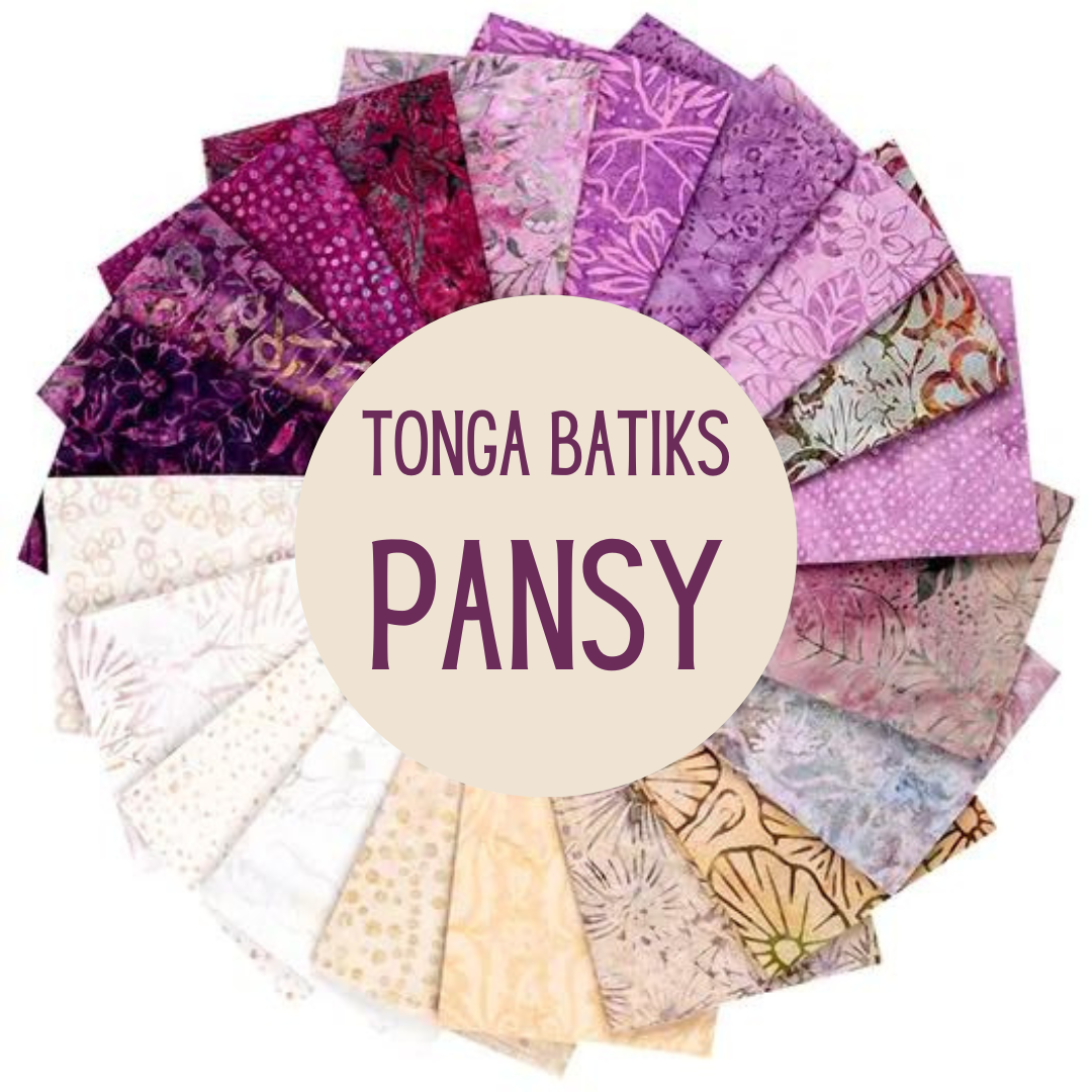 Tonga Batiks - Pansy nippu