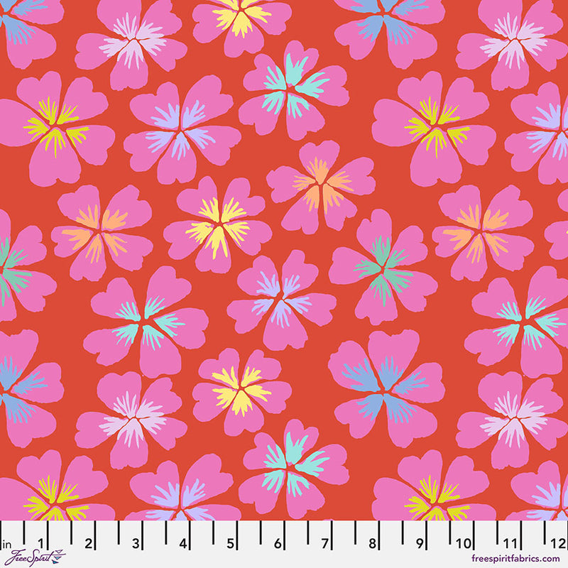 Kaffe Fassett Collective - Petals Red PWGP201.RED puuvillakangas
