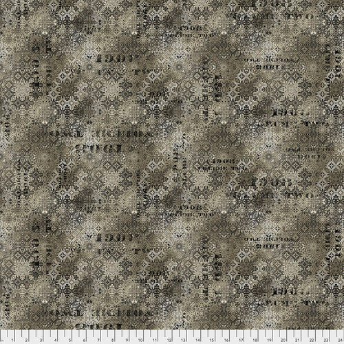 Tim Holtz, Abandoned Fadet Tile - Neutral PWTH129.NEUTRAL cotton fabric