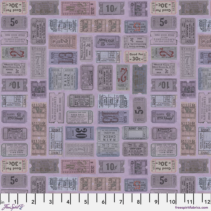 Tim Holtz Palette Purple Fat Quarter 10-delad tygbunt