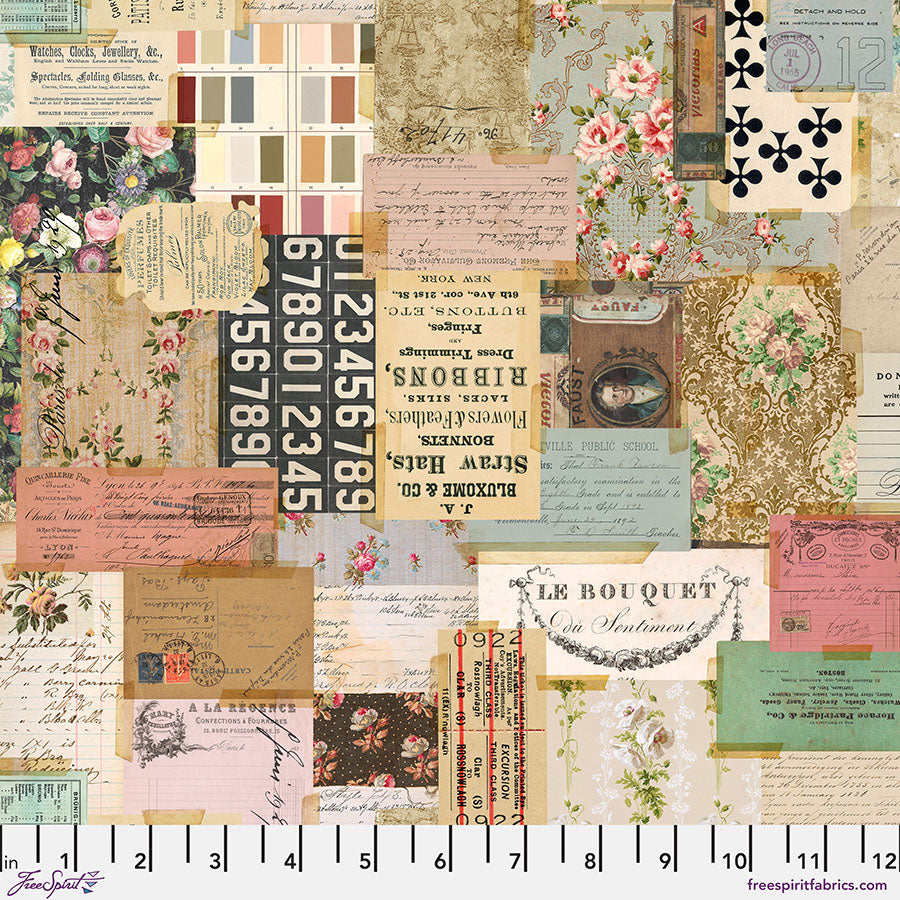 Tim Holtz Palette Flerfärgad Fat Quarter 10-delad tygbunt