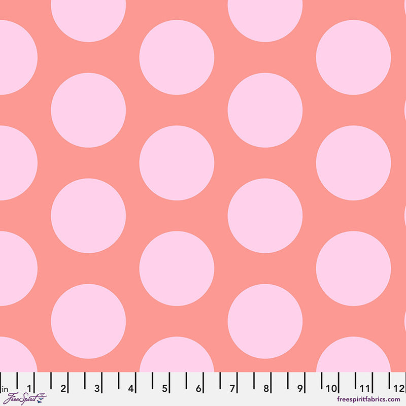 Tula Pink, ROAR! - Dinasaur Eggs Blush PWTP230.BLUSH puuvillakangas