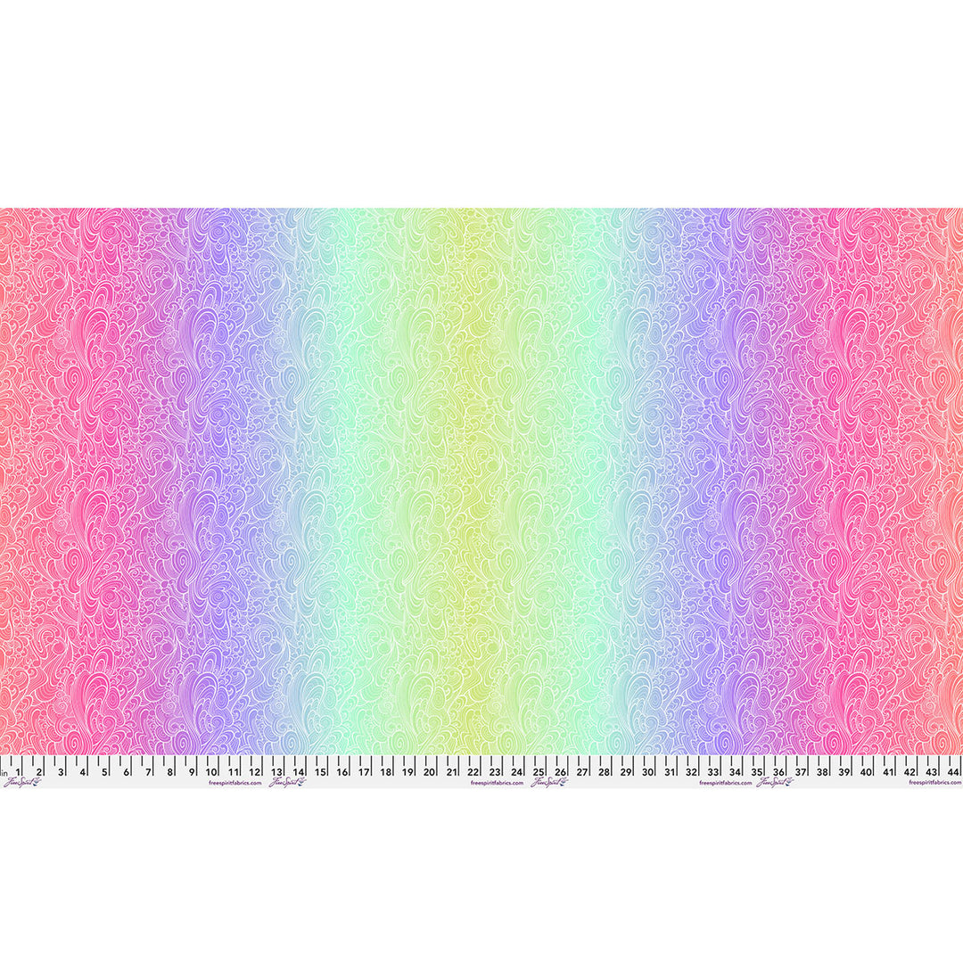 Tula Pink - Floral Reef - Riptide Deep Dive PWTP270.DEEPDIVE cotton fabric