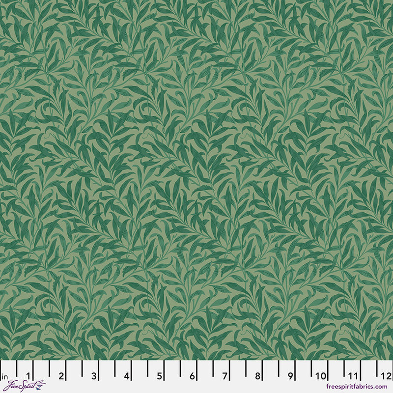 The Cotswold Holiday - Willow Boughs Green PWWM030.GREEN puuvillakangas