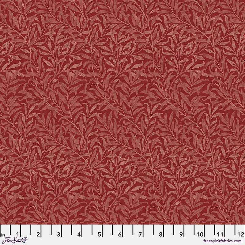 The Cotswold Holiday - Willow Boughs Red PWWM030.RED puuvillakangas