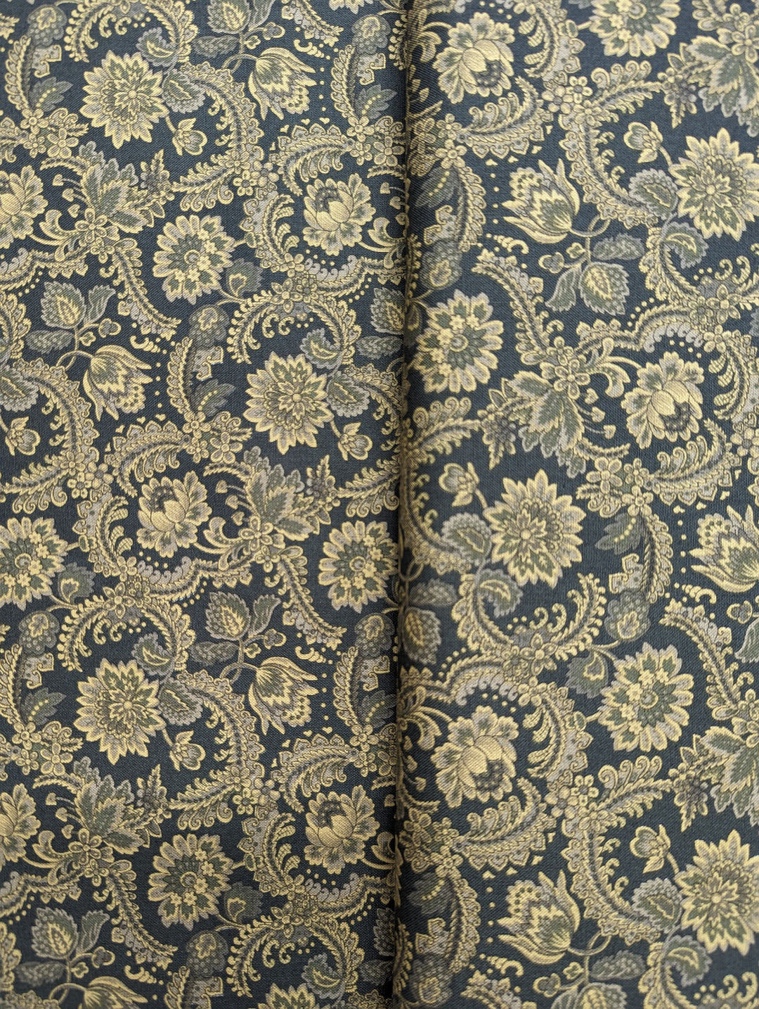 Kim Diehl, Harvest Hill - Pine Green Foulard 9913-66 cotton fabric