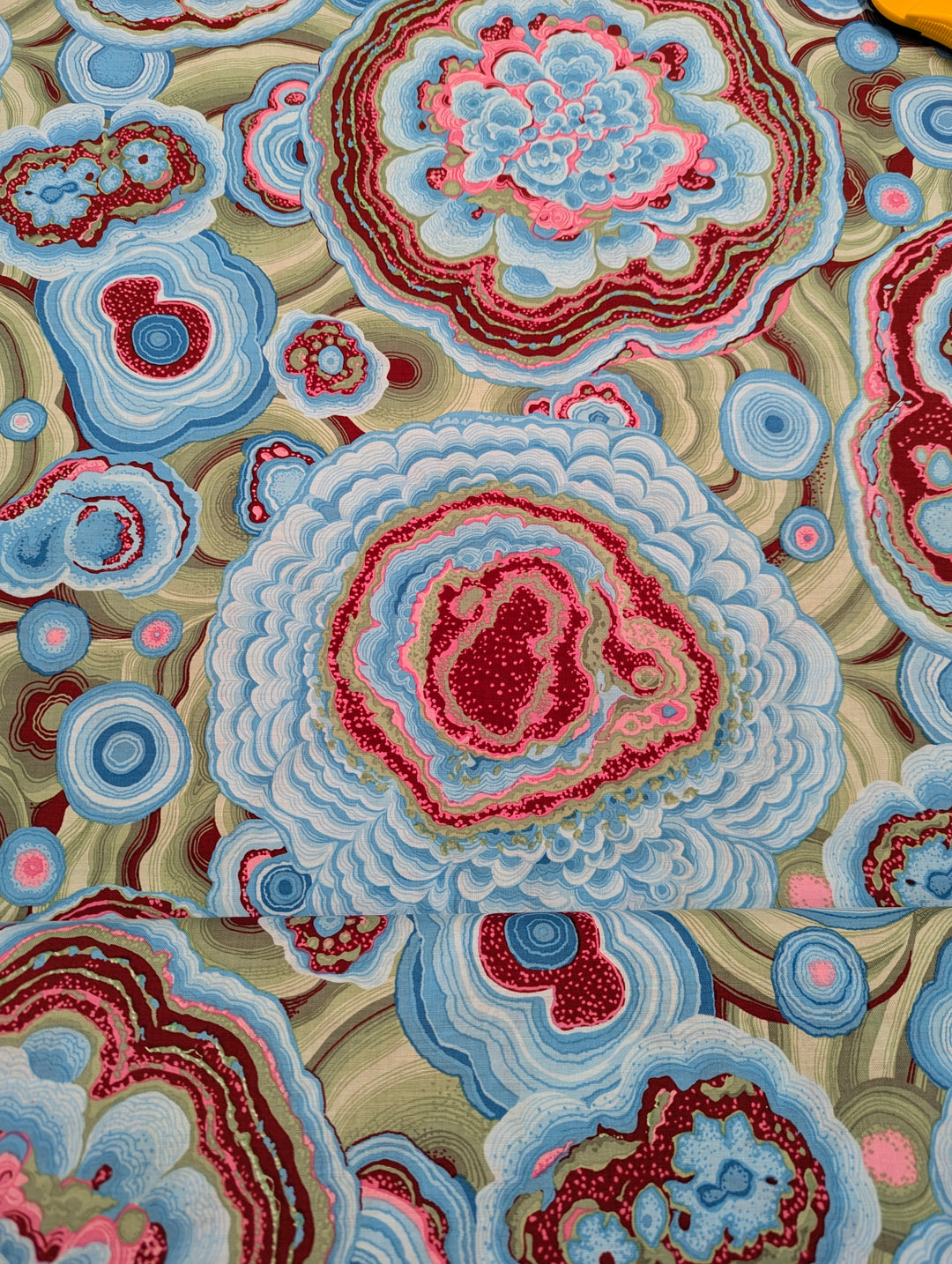 Kaffe Fassett Collective - Agate Turquoise PWPJ106.TURQUOISE cotton fabric