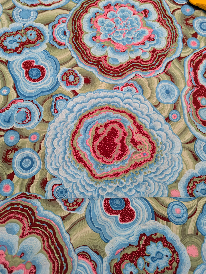 Kaffe Fassett Collective - Agate Turquoise PWPJ106.TURQUOISE puuvillakangas