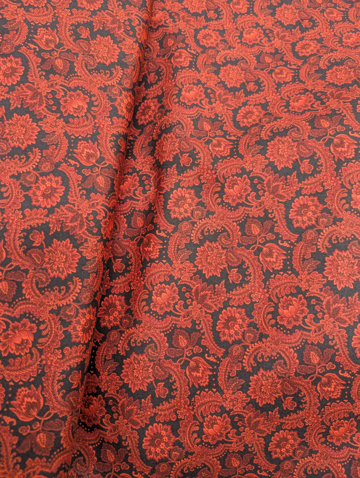 Kim Diehl - Scrap Basket Favorites 1506-88 Fancy Foulard Cranberry puuvillakangas