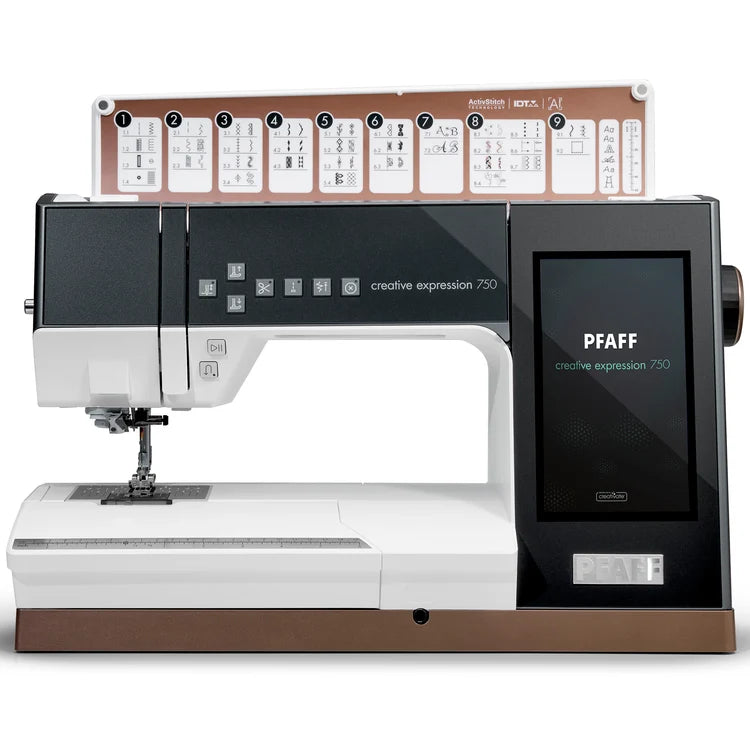 Pfaff Creative Expression 750 -ompelu- ja kirjontakone