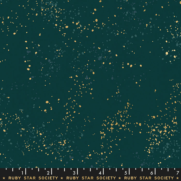 Ruby Star Society - Speckled RS5027-58M Pine metallic cotton fabric