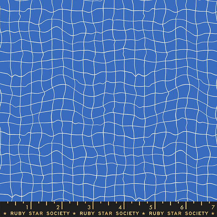 Ruby Star Society - Water RS5131-16 Pool Tiles Royal Blue puuvillakangas