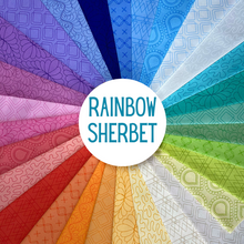 Lataa kuva Galleria-katseluun, Saridity - Rainbow Sherbet - 5&quot; Charm kangasnippu RP - moderni

