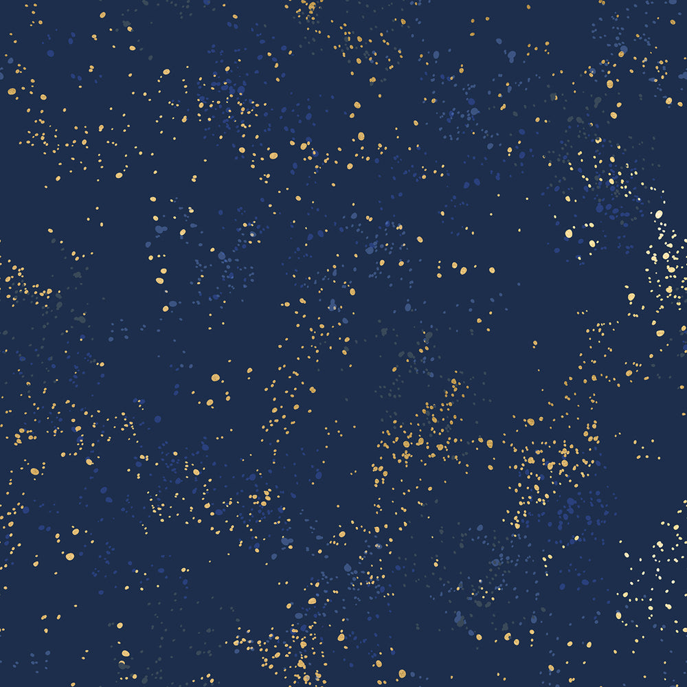 Ruby Star Society - Speckled RS5027-105M Navy metaillinen maaliroiske-tekstuurilla, suunniteltu Rashida Coleman-Halen toimesta.
