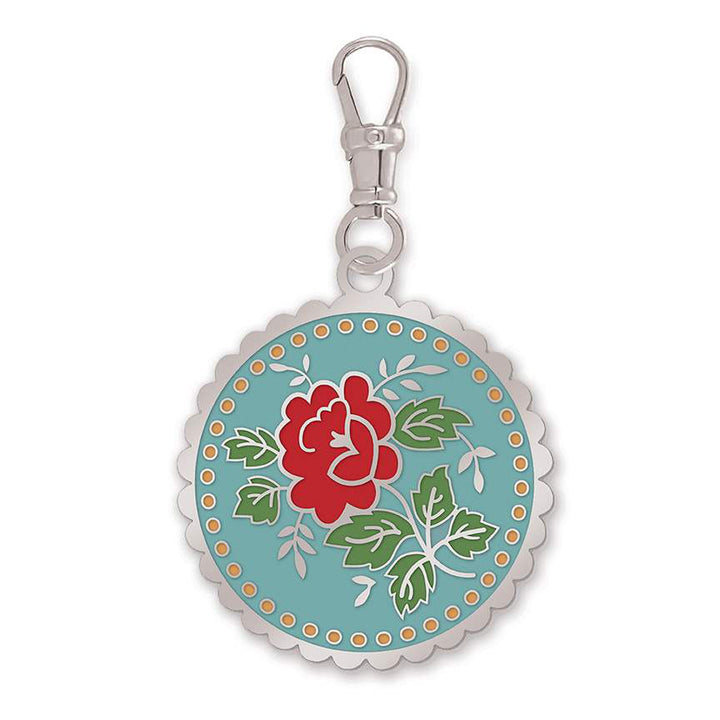 Lori Holt - Merchantile The Rose Enamel Happy Charm™ vetoketjun vedin