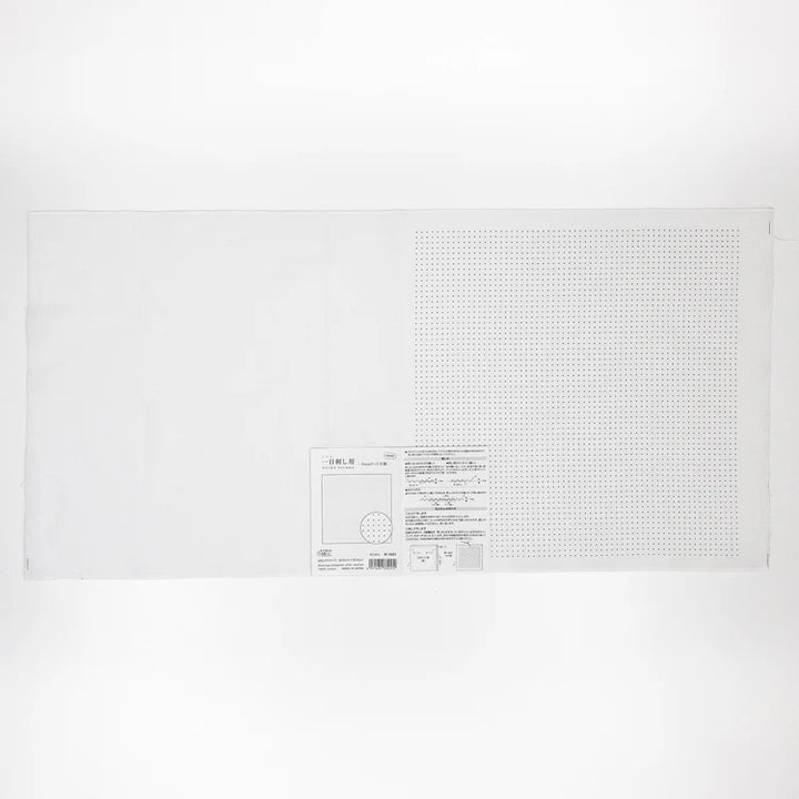 Sashiko-liina 5mm pistopisteet– valkoinen puuvillakangas, esipainettu  kirjontaan.