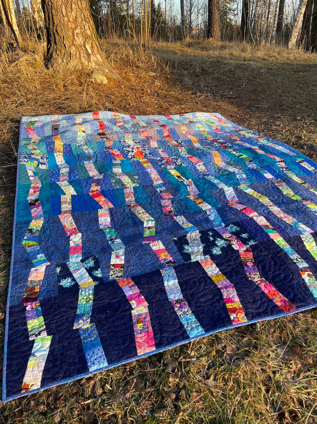 Scilla Quilt metsässä