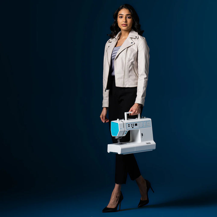 Smarter by Pfaff 260c ompelukone, elektroninen, 27 ommelta, kovakantinen suojakotelo