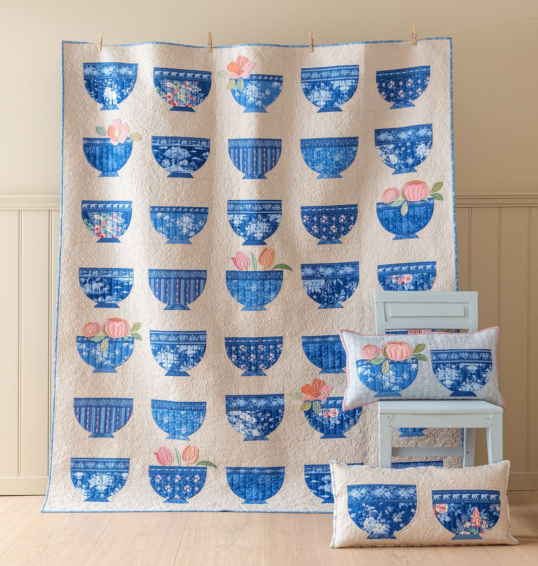 Tilda - Something Blue - Bowl Collection Putty -tilkkutyöpakkaus