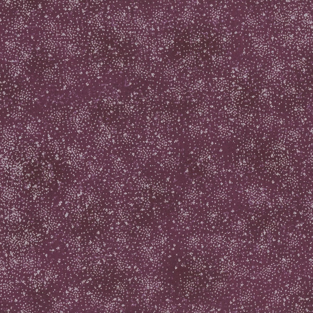 Violetti joulukangas, jossa hopeisia täpliä – Stof Fabrics We Love Christmas