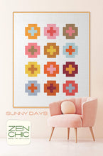 Lataa kuva Galleria-katseluun, Suny Days Quilt Pattern Zen Chic ZCSN-QP tilkkutyöohje
