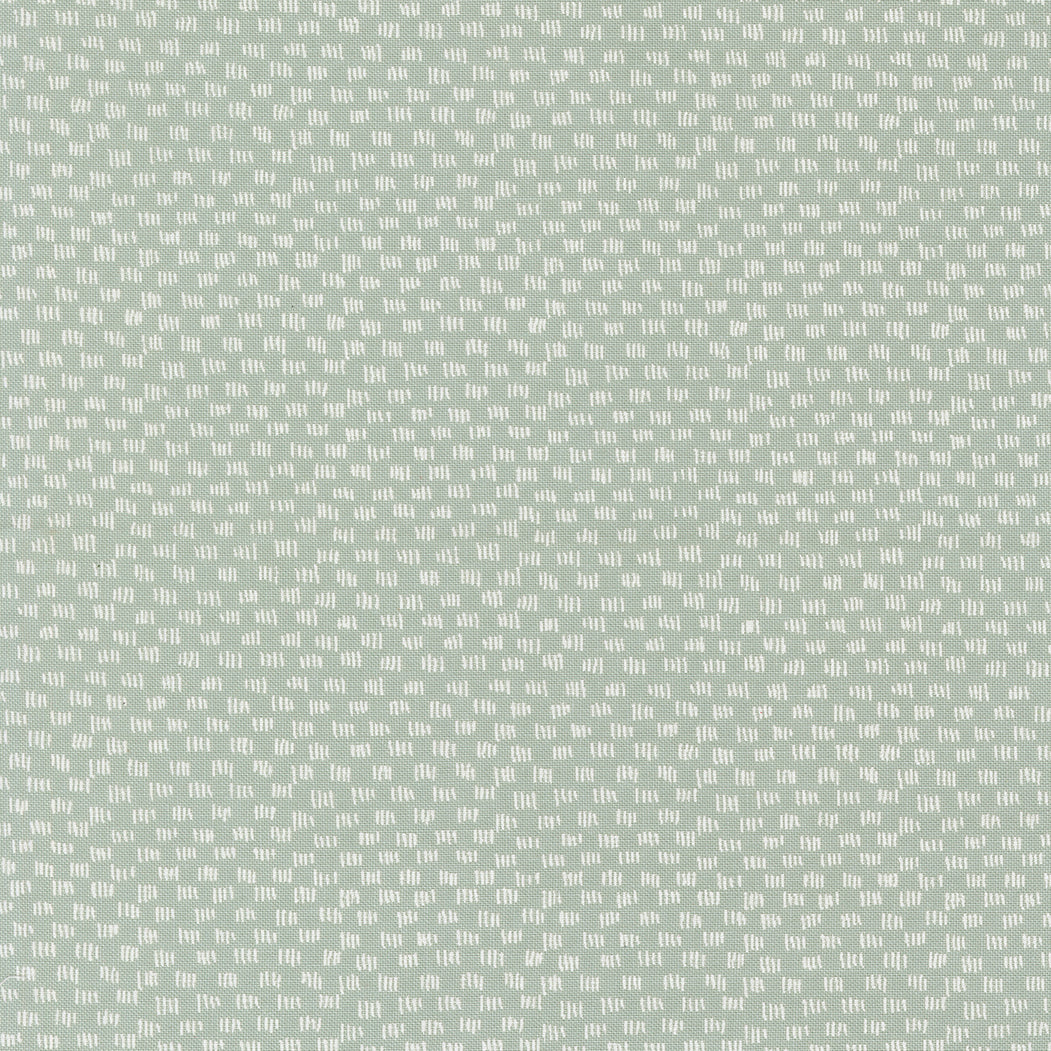 Sweetwater Lucky In the Grass Sky -puuvillakangas, vaaleansinivihreä hienokuvioinen kangas