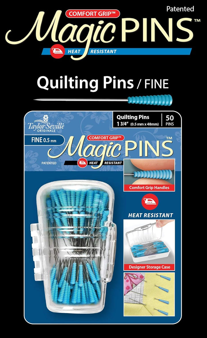 Magic Pins - Quilting Fine - ohut tilkkutyönuppineula