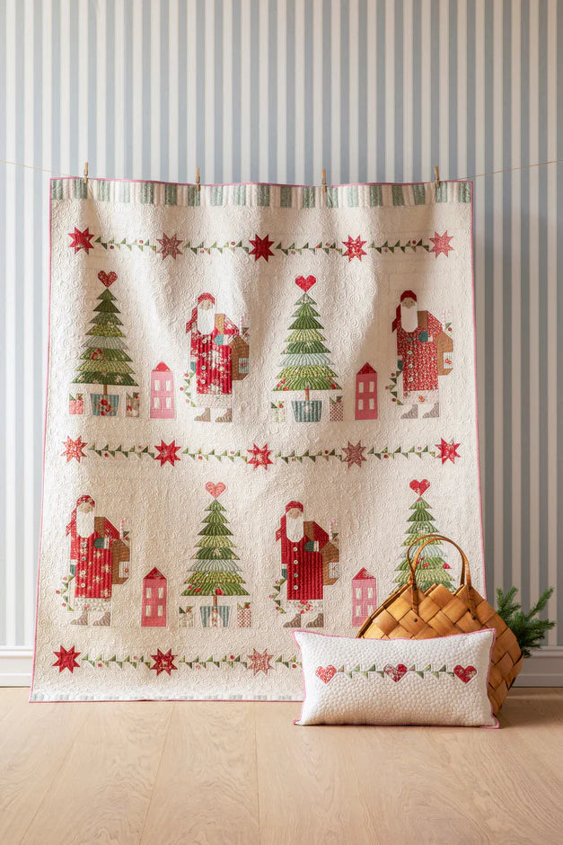 Tilda - Merry Little Christmas - Vinterfåglar Patchwork Kit (blågrön)