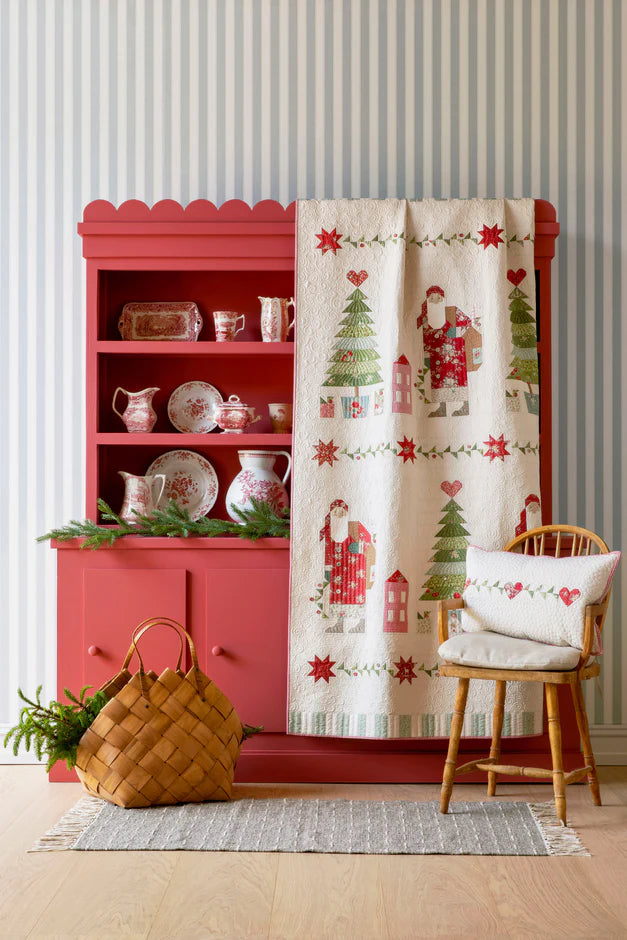 Tilda - Merry Little Christmas - Vinterfåglar Patchwork Kit (blågrön)