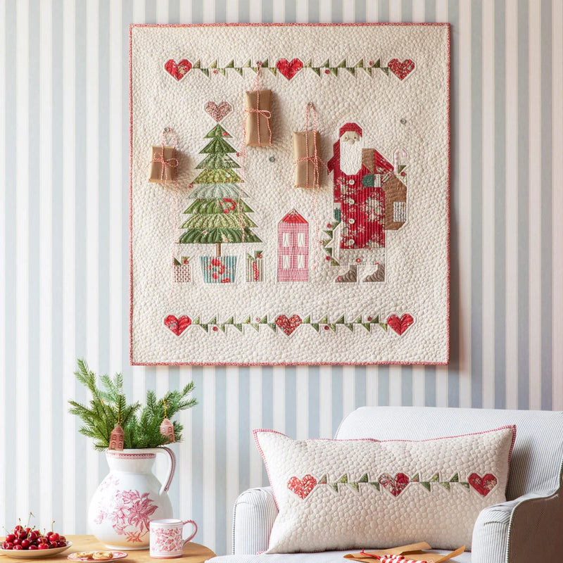 Tilda - Merry Little Christmas - Dear Santa joulukalenteri -tilkkutyöpakkaus (seinävaate)
