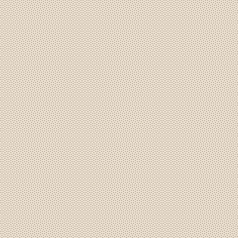 Tilda Poppy Seed Putty 130173 – luonnonvalkoinen värinen puuvillakangas, jossa pieniä pilkkuja.