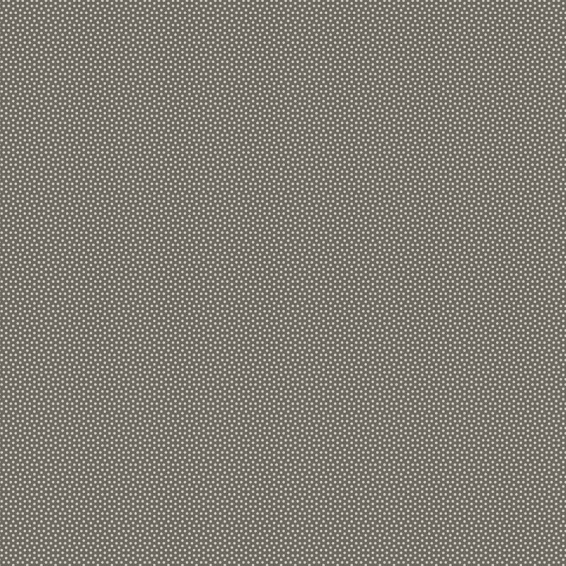 Tilda Poppy Seed Charcoal 130182 – harmaa puuvillakangas, jossa pieniä vaaleita pilkkuja.