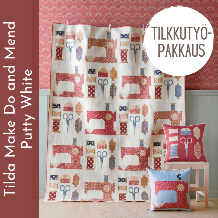 Tilda Make Do and Mend light patchwork kit