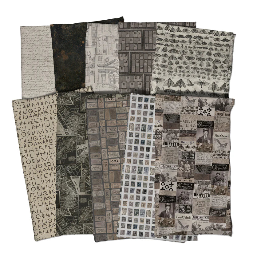 Tim_Holtz_Palette_Monivarinen_Fat_Quarter_10_palan_kangasnippu