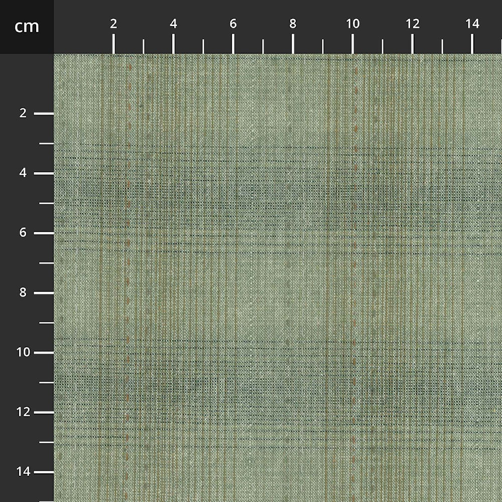Tochio Lankavärjätty 4547-360  vaaleanvihreä, ruudullinen lankavärjätty puuvillakangas, Stof Fabrics, 112 cm leveä