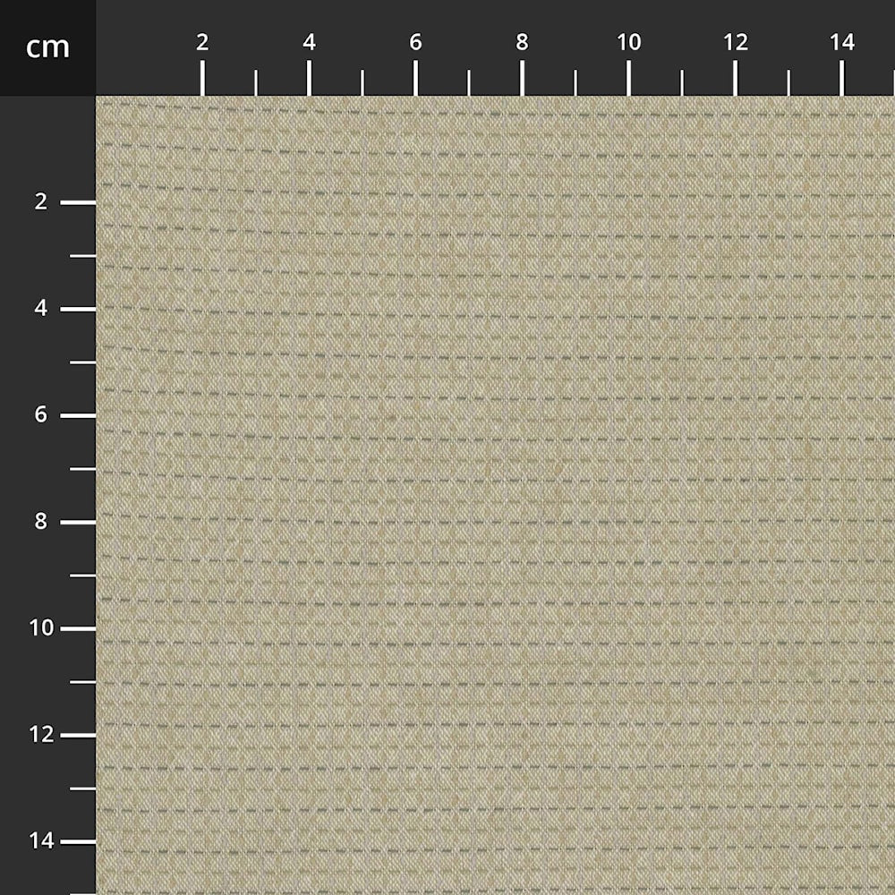 Tochio Lankavärjätty 4547-391  hiekka lankavärjätty ruudullinen puuvillakangas, Stof Fabrics, 112 cm leveä