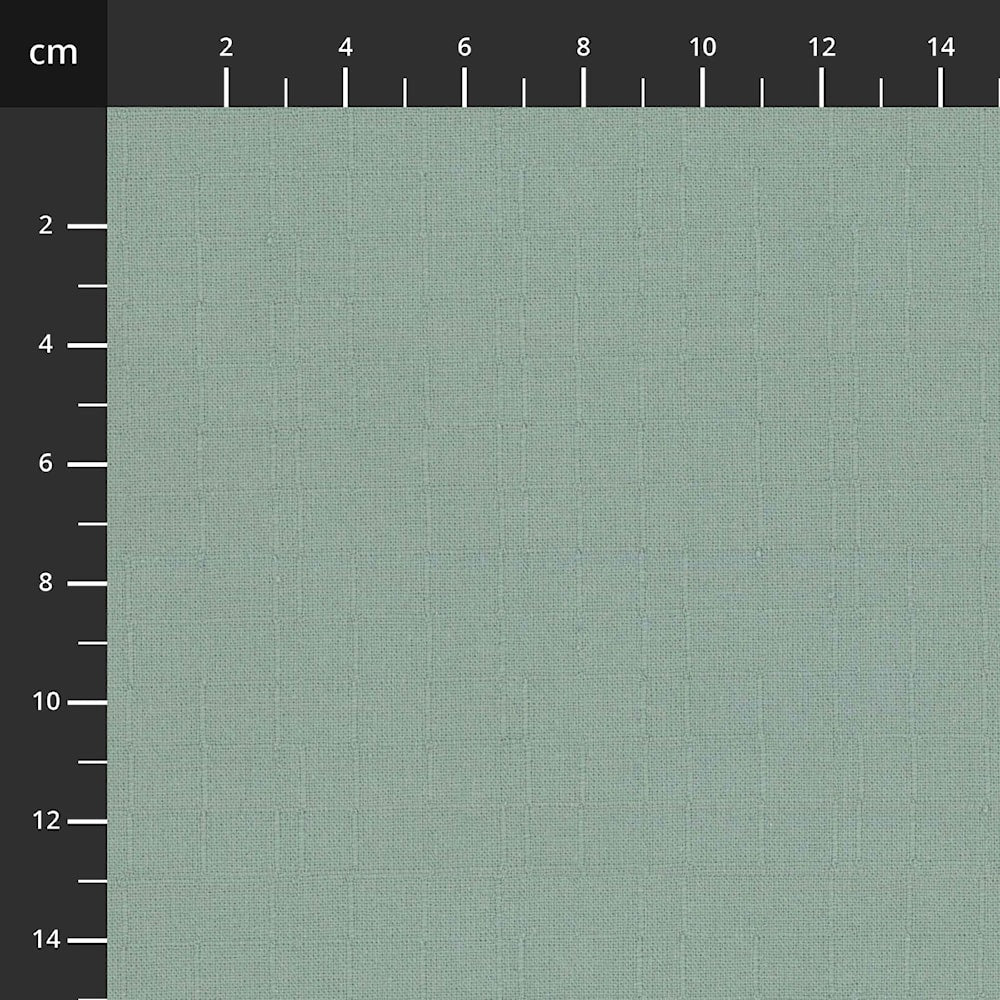 Tochio Lankavärjätty 4547-415 vaaleansininen lankavärjätty puuvillakangas, Stof Fabrics, 112 cm leveä