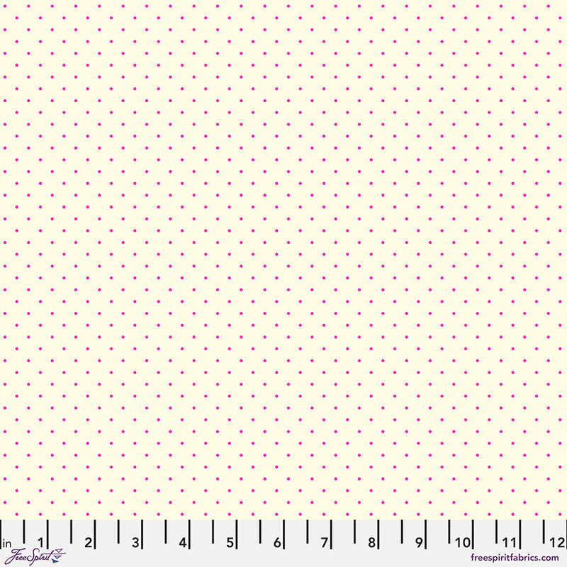 FreeSpirit Fabrics Tula Pink True Colors Tiny Dots Cosmic - 100% puuvillakangas tilkkutöihin, askarteluun ja ompeluprojekteihin.