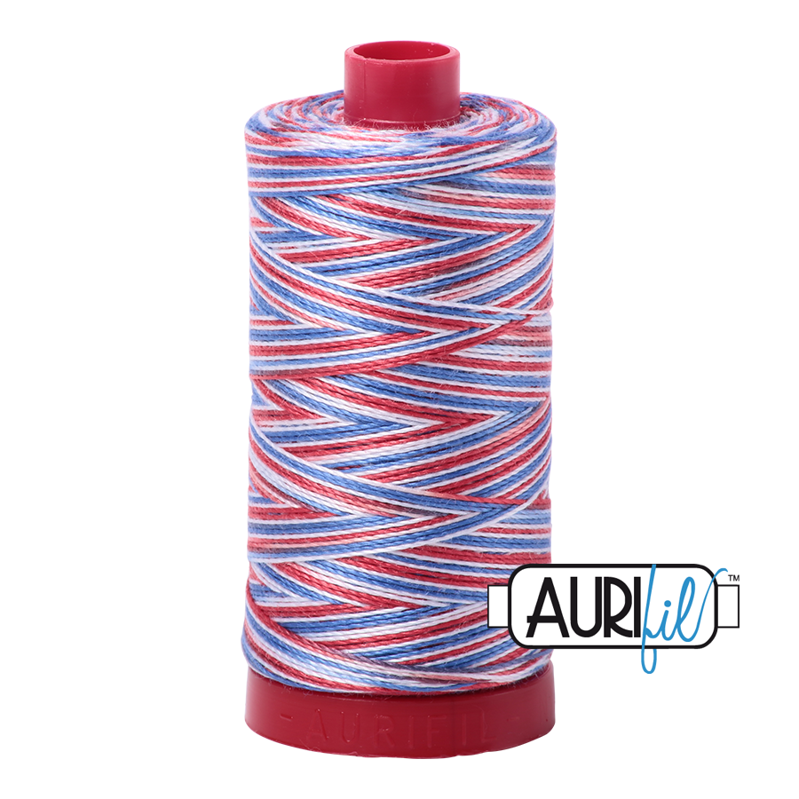 Aurifil 12wt 2852 Liberty 100% puuvillalanka, ompeluun, kirjontaan ja tikkaamiseen